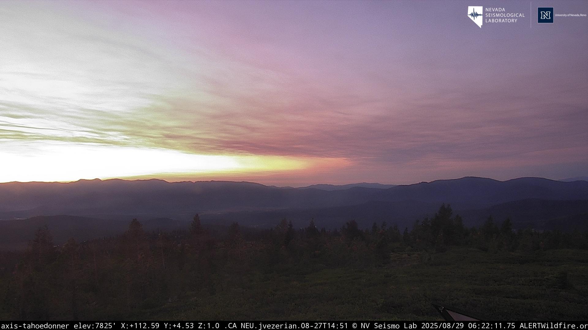 Tahoe Donner Wildfire Camera